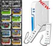 CASEY MI WII GAME CONSOLE WITH 38 GAMES INCLUDED